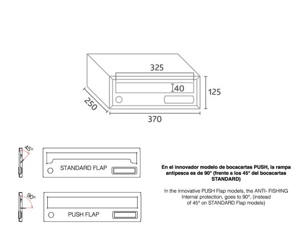 buzon-comunidad-artico-Push-370-Joma--medidas